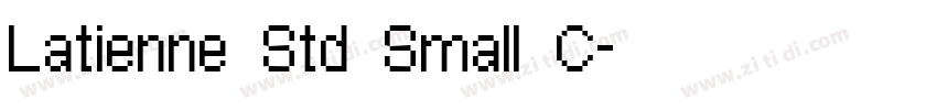 Latienne Std Small C字体转换